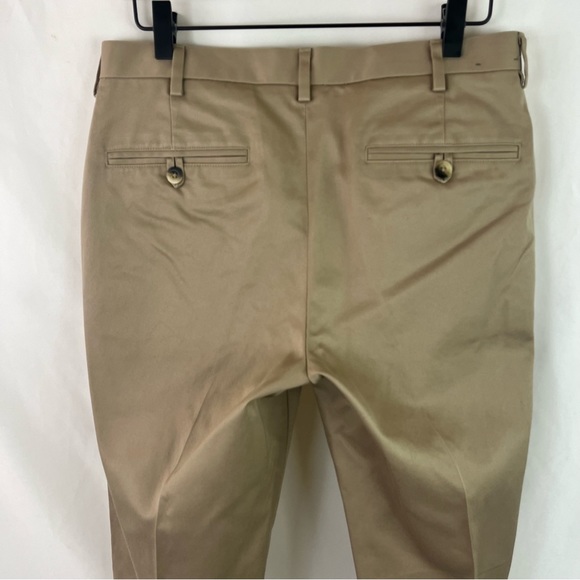 Jos A Bank Slim Fit Flat Front Khaki Pants 30x30 - Picture 5 of 8